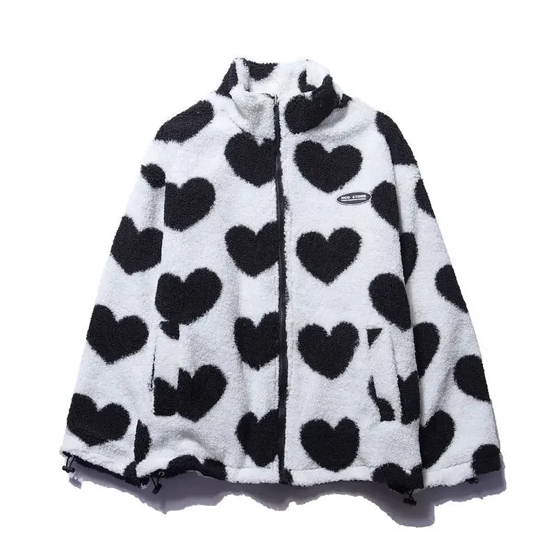Aline - Reversible Heart Jacket