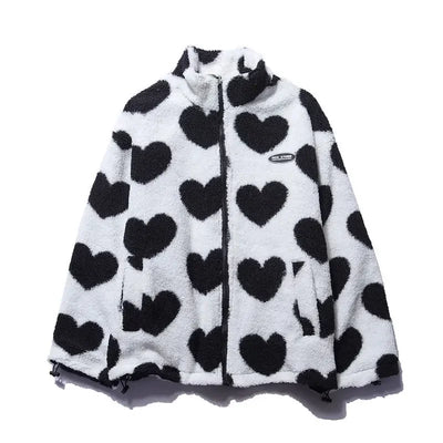 Aline - Reversible Heart Jacket