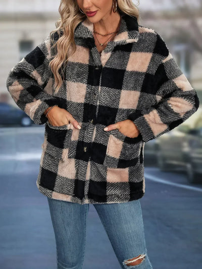 Elizabeth - Stylish Checked Jacket
