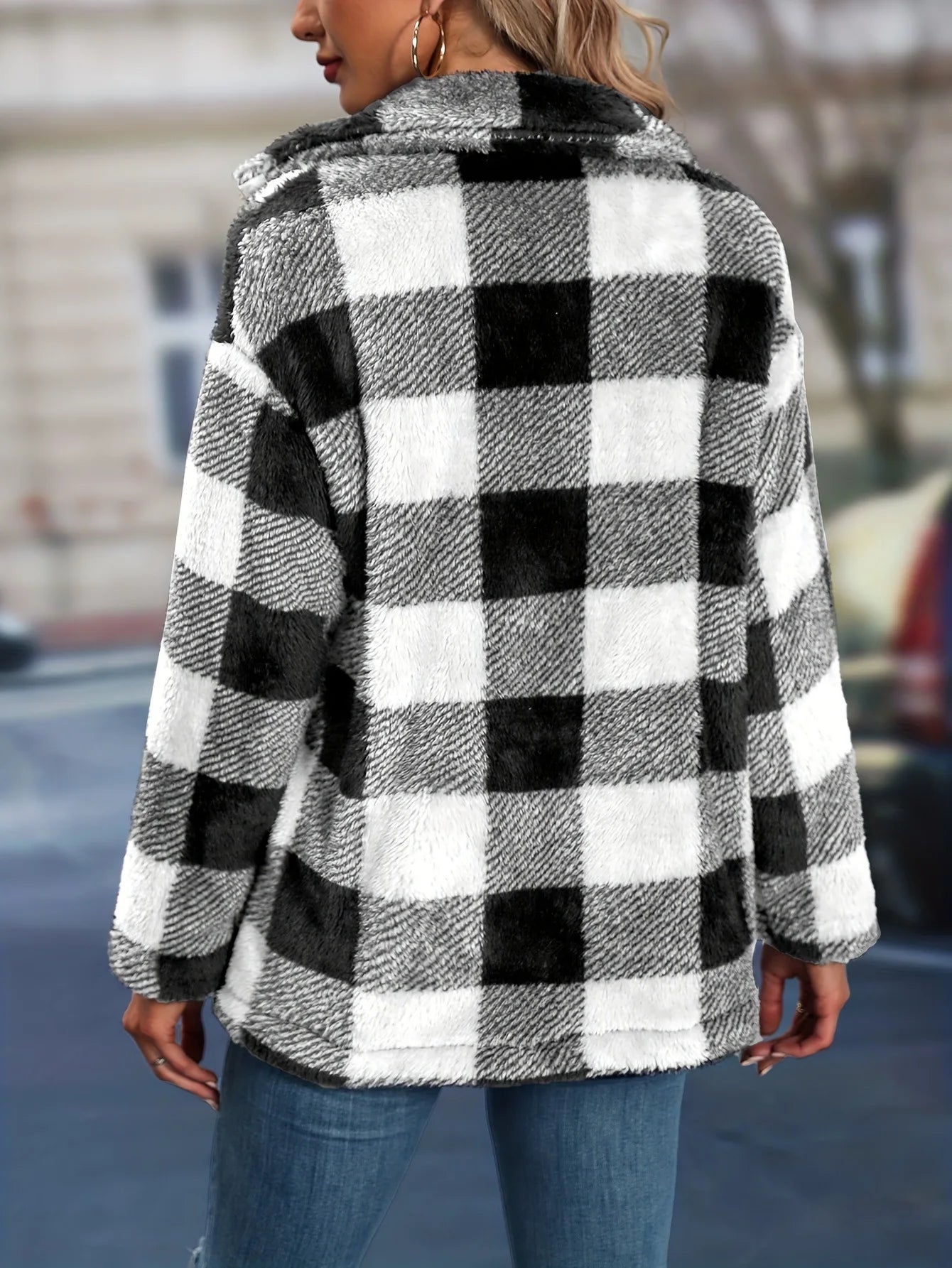 Elizabeth - Stylish Checked Jacket