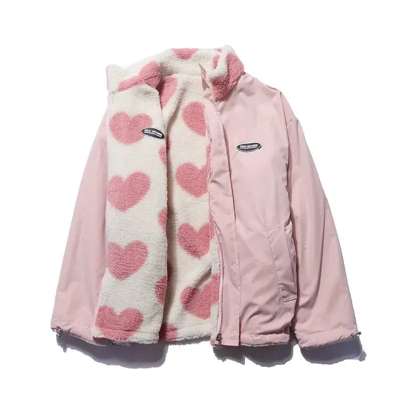 Aline - Reversible Heart Jacket