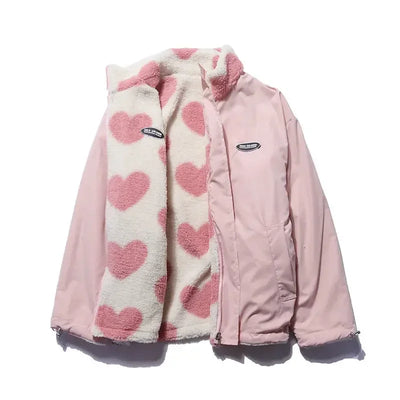 Aline - Reversible Heart Jacket
