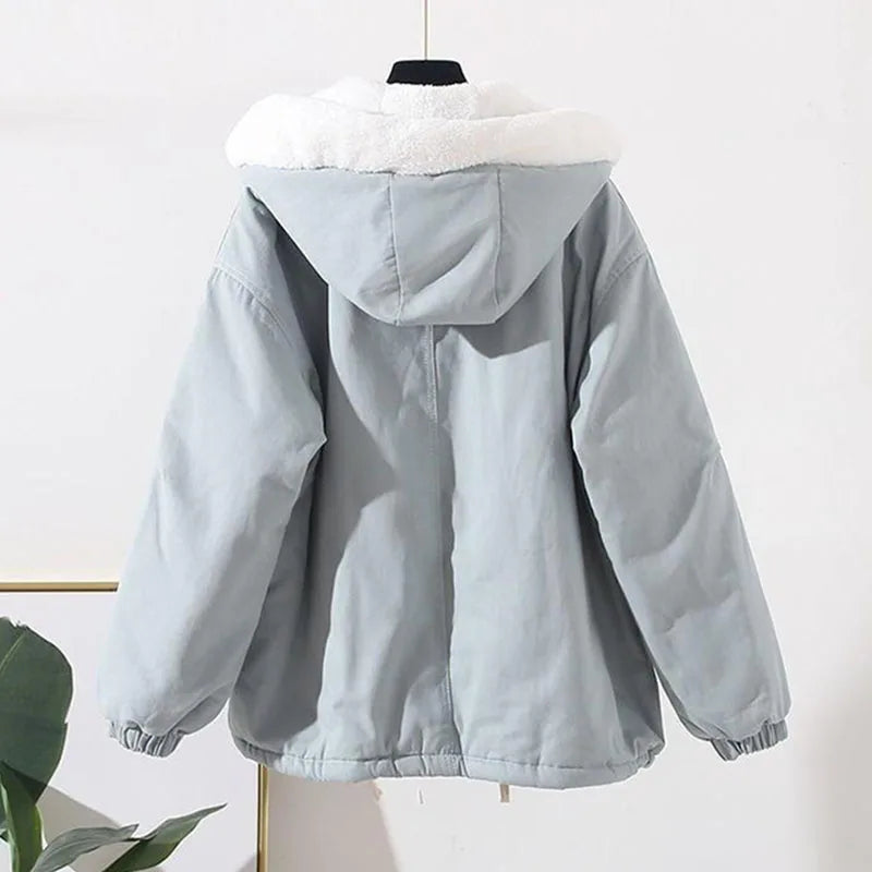 Blaine - Oversized Cotton Hoodie Jacket