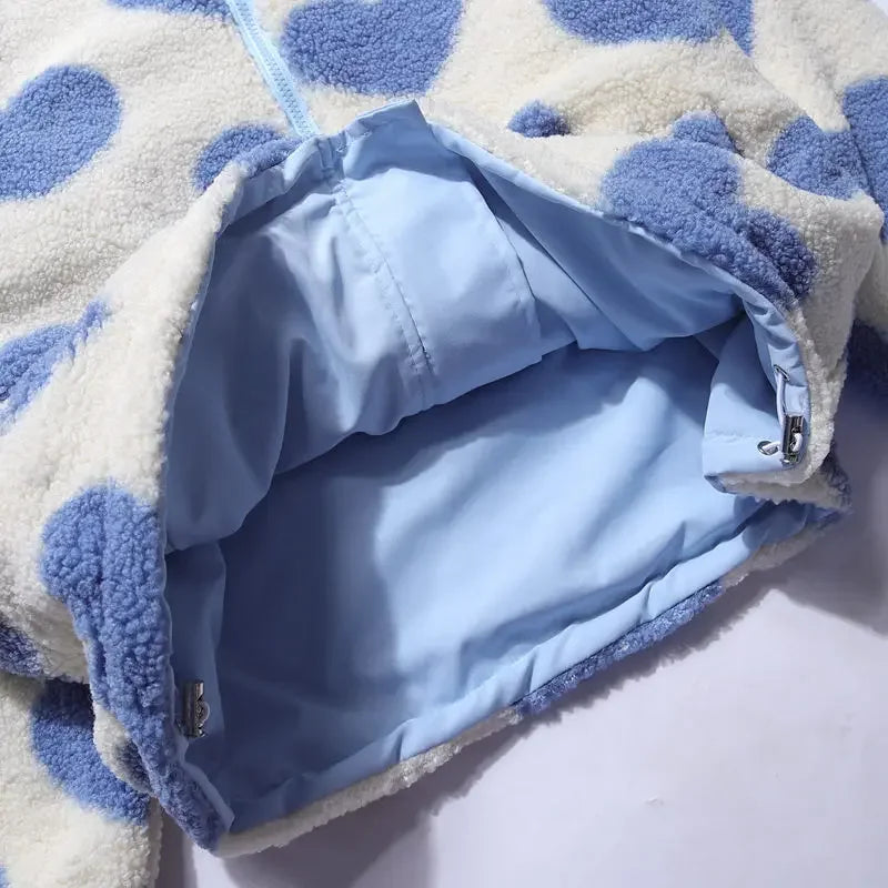 Aline - Reversible Heart Jacket