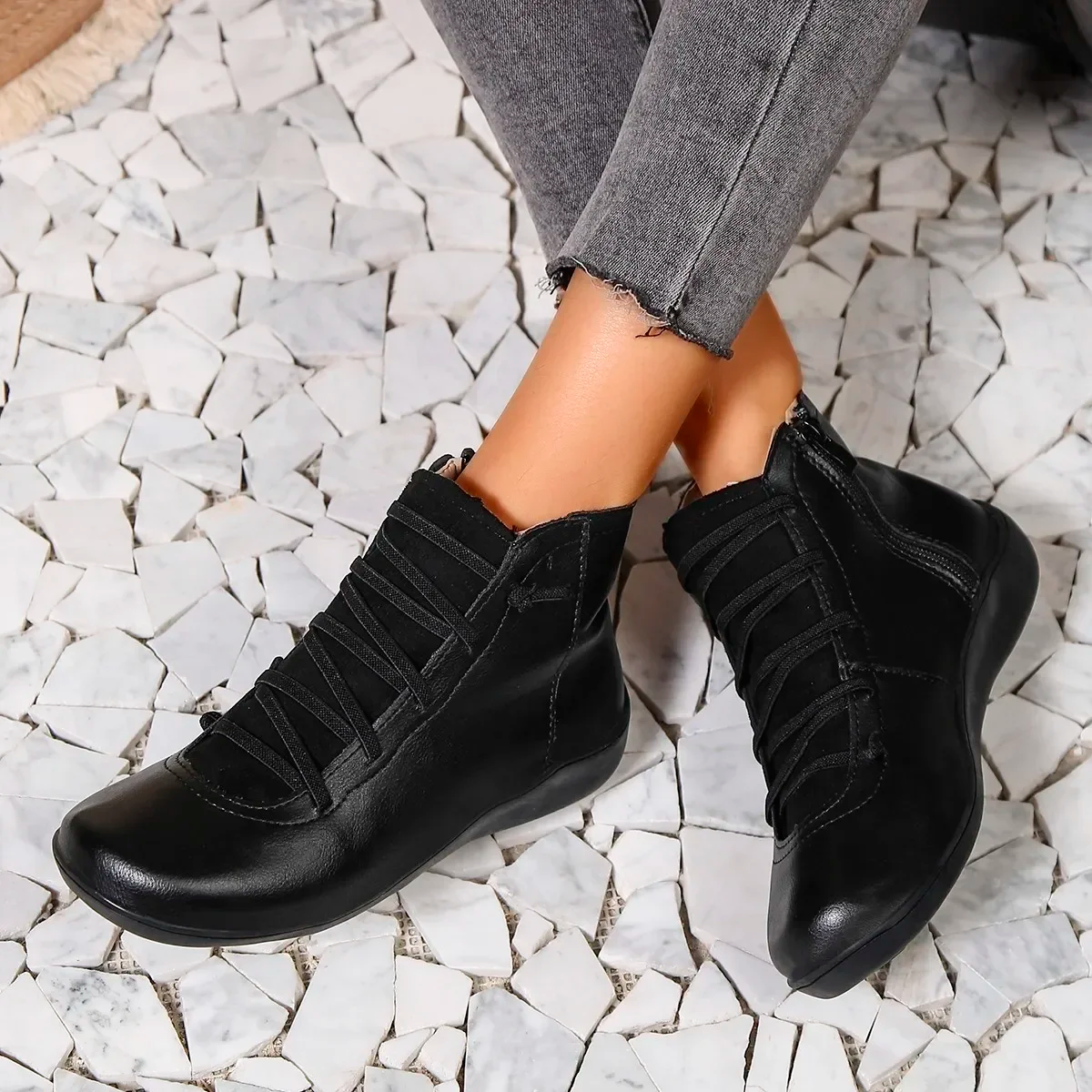 Marjorie - Casual Comfort Ankle Boots