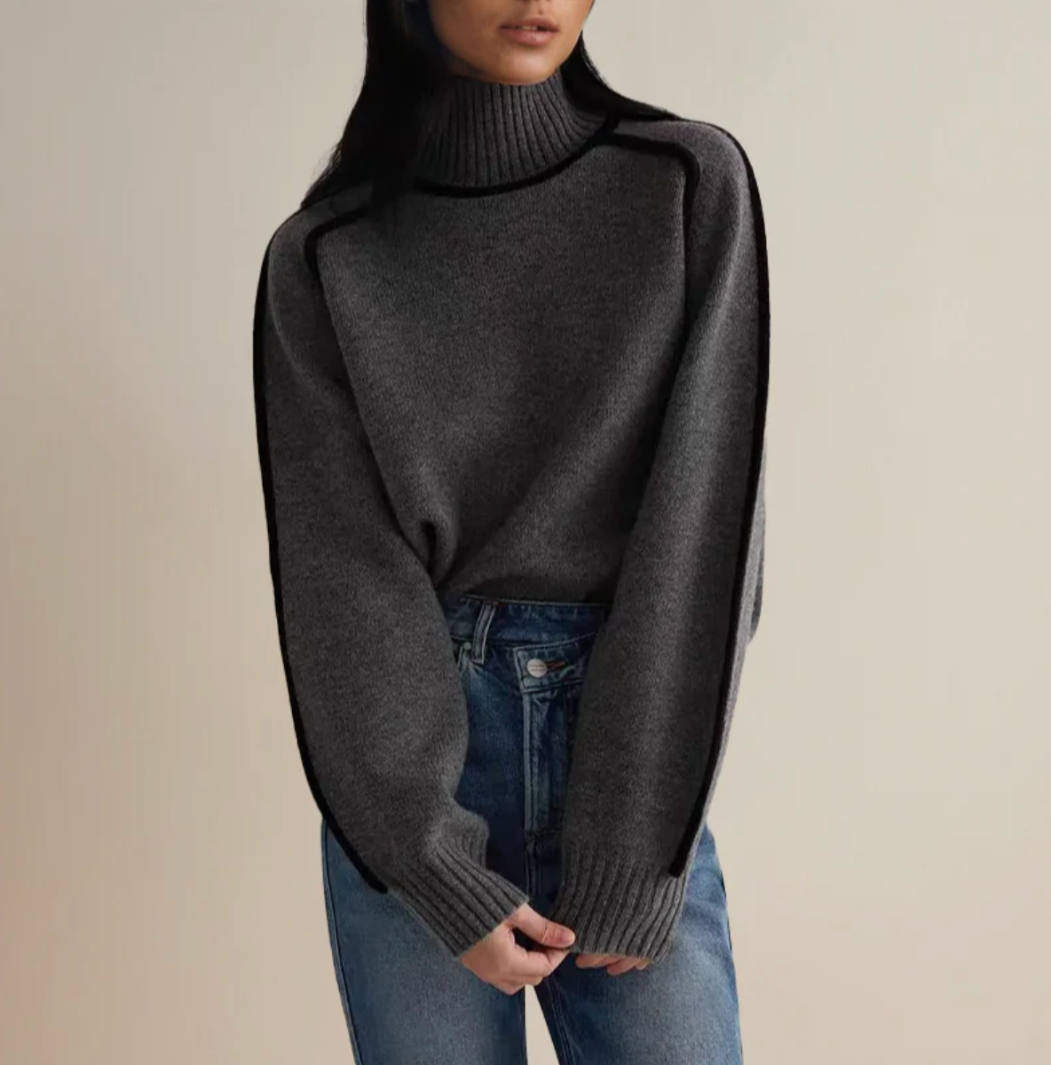 Angela - Essential Roll Neck Jumper