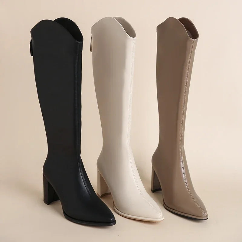 Sarah - Luxe Longline Boots