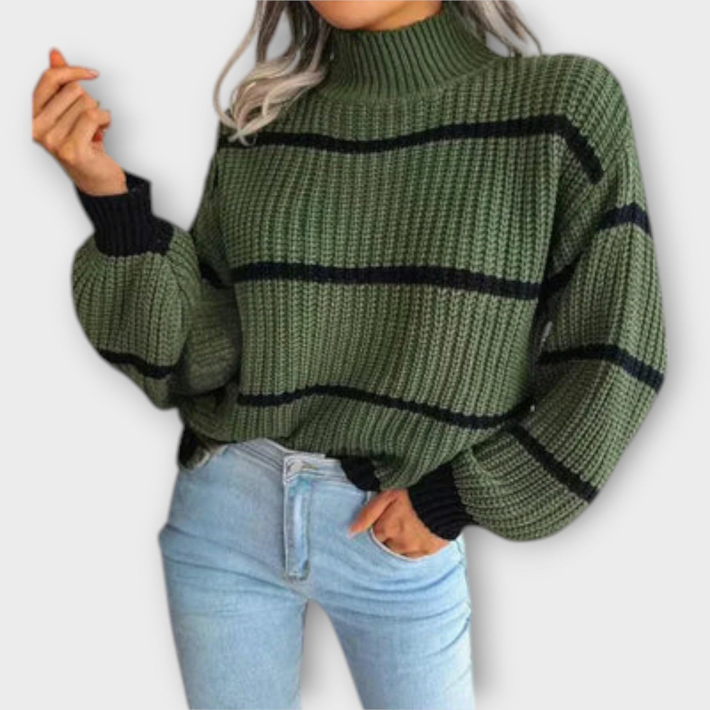 Molly - Elegant Striped Sweater