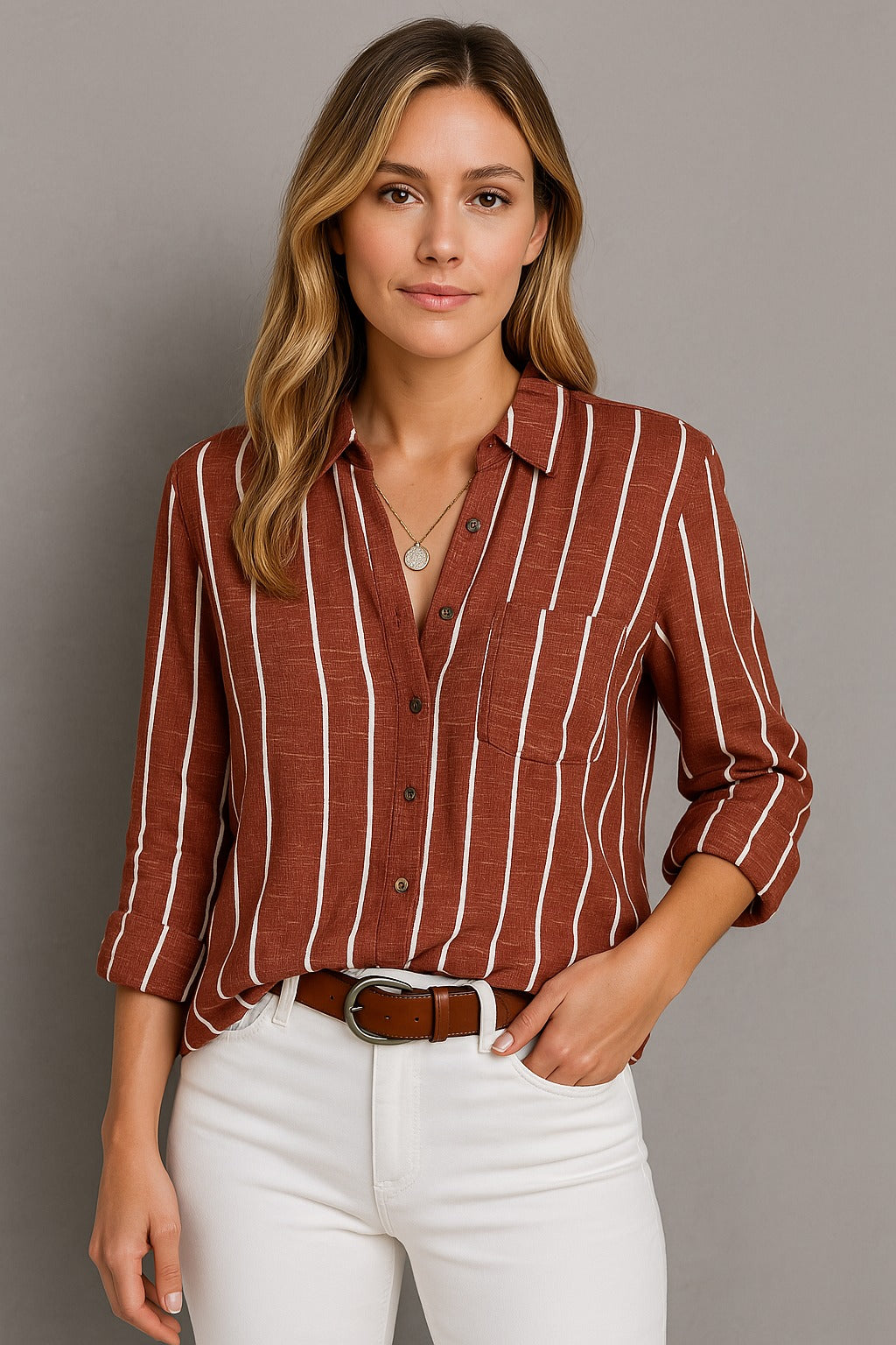 Sophie - Striped Long Sleeve Top