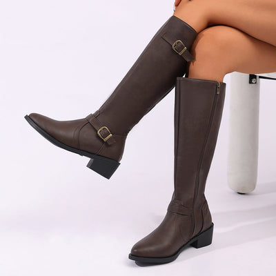 Elizabeth - Stylish Knee-High Boots