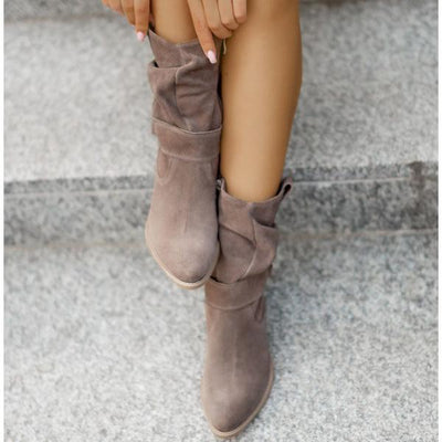 Elizabeth - Slouchy Suede Boots