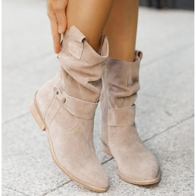 Elizabeth - Slouchy Suede Boots