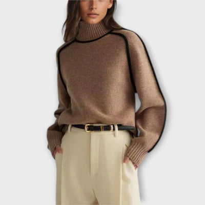 Monica -  Elegant Turtleneck Sweater
