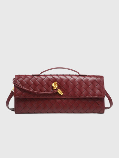 Camila | Luxe Slim Woven Clutch