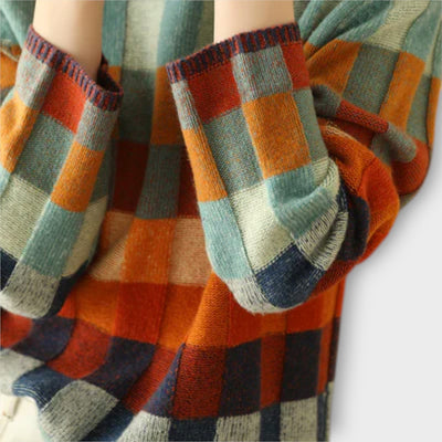 Josephine - Cozy Patchwork Sweater