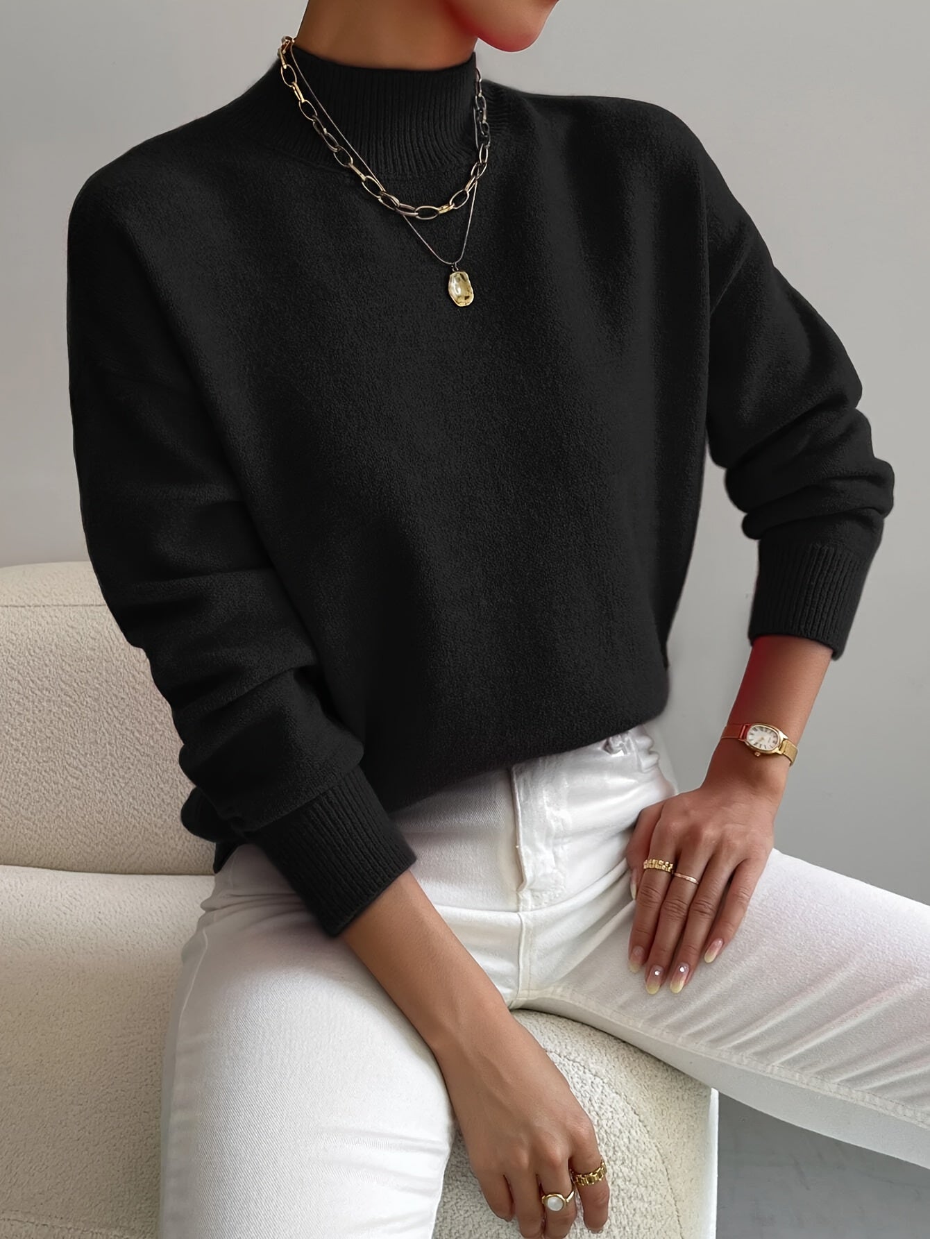 Marie - Elegant Turtleneck Sweater