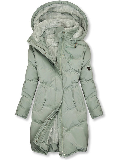 Holly - Long Hooded Puffer Jacket