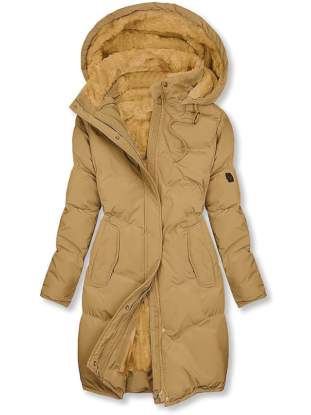 Holly - Long Hooded Puffer Jacket