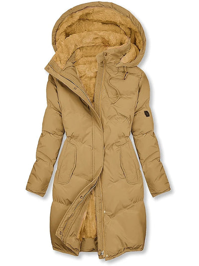 Holly - Long Hooded Puffer Jacket