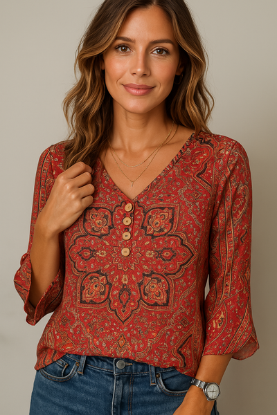 Charlotte - Bohemian Vintage Blouse