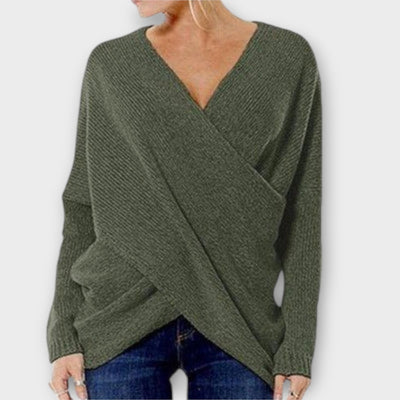 Clara - Cozy V-neck Sweater